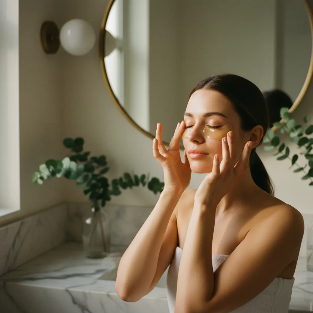 Le massage lymphatique quotidien réduit visiblement les poches en quelques semaines