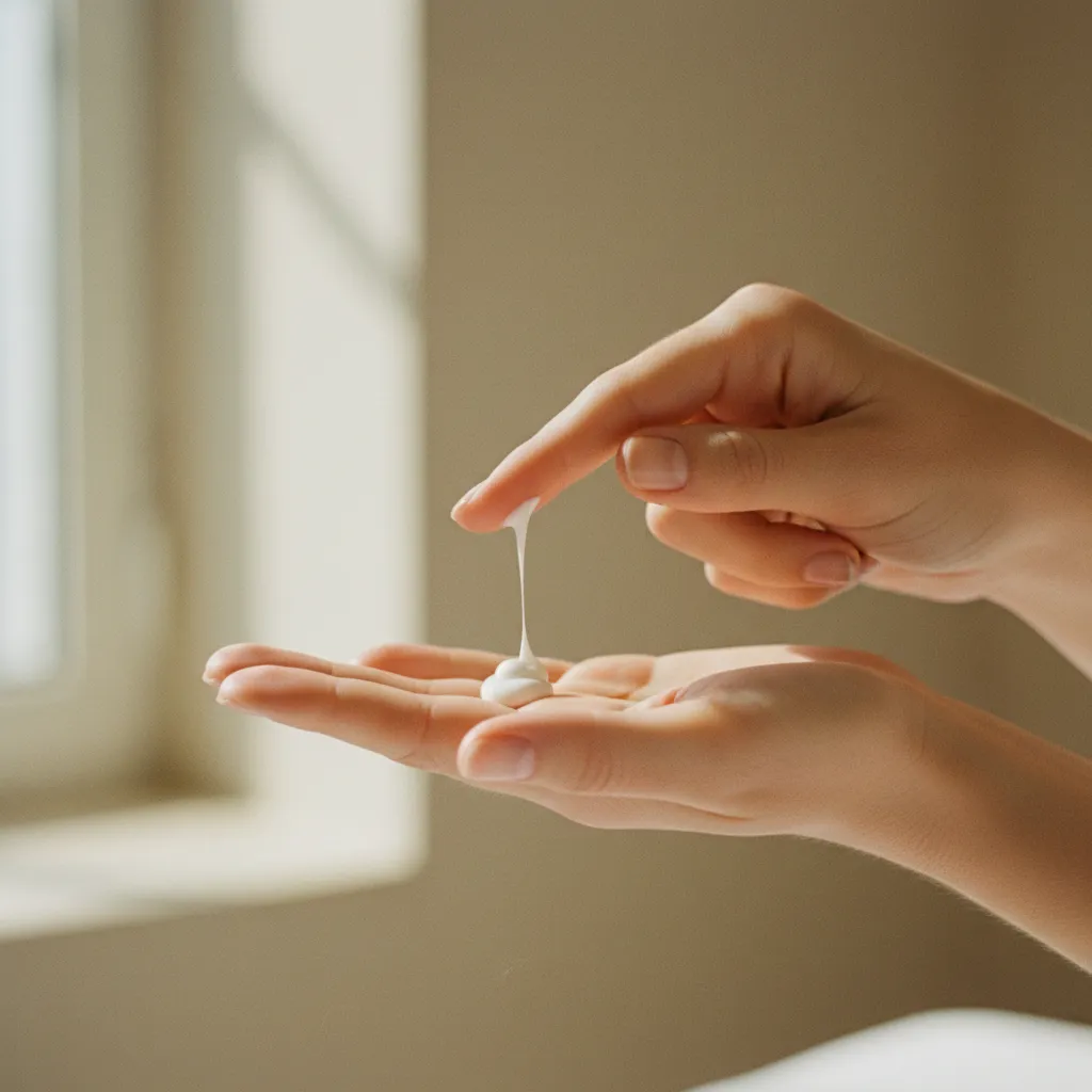 La méthode des deux doigts permet de mesurer la bonne quantité de crème solaire pour le visage