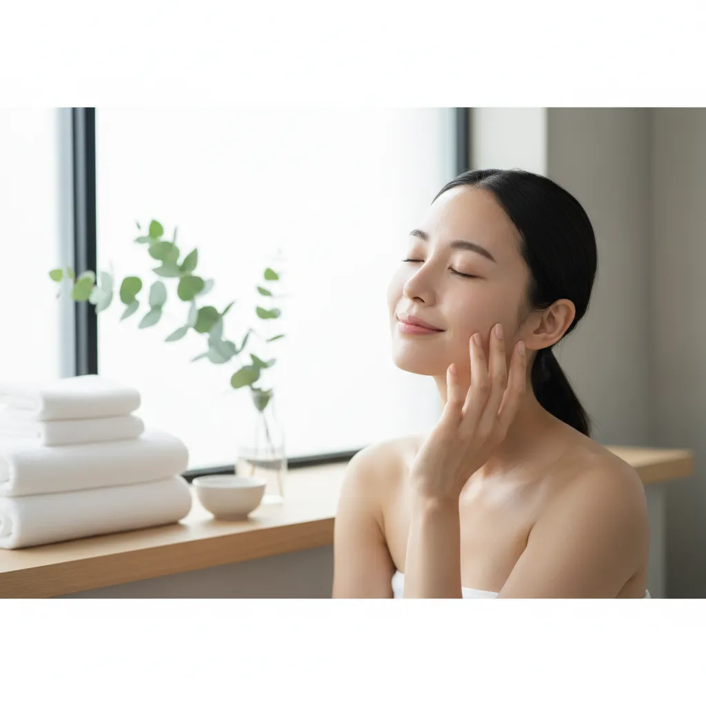 Résultat d'un gommage visage bien réalisé : une peau lisse, lumineuse et prête à recevoir vos soins