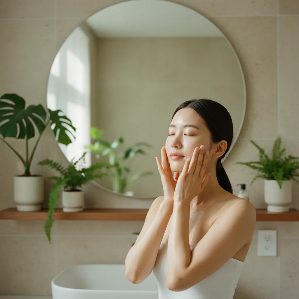 L'application du toner en tapotant doucement prépare la peau à recevoir les soins suivants