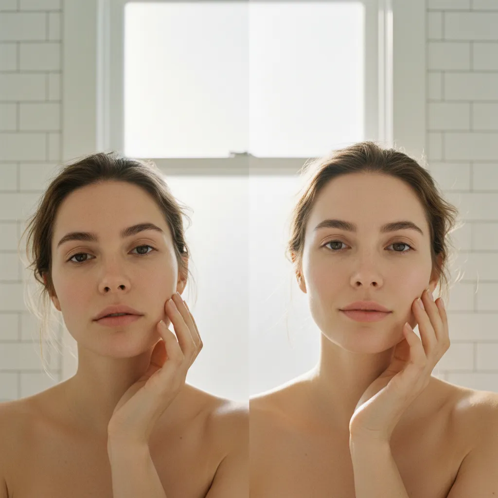 Les résultats visibles sur la peau apparaissent après quatre à huit semaines d'utilisation régulière