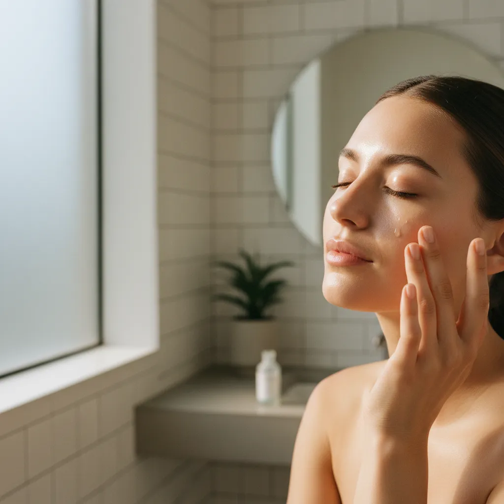 La philosophie K-beauty vise le glass skin, une peau lumineuse et parfaitement hydratée