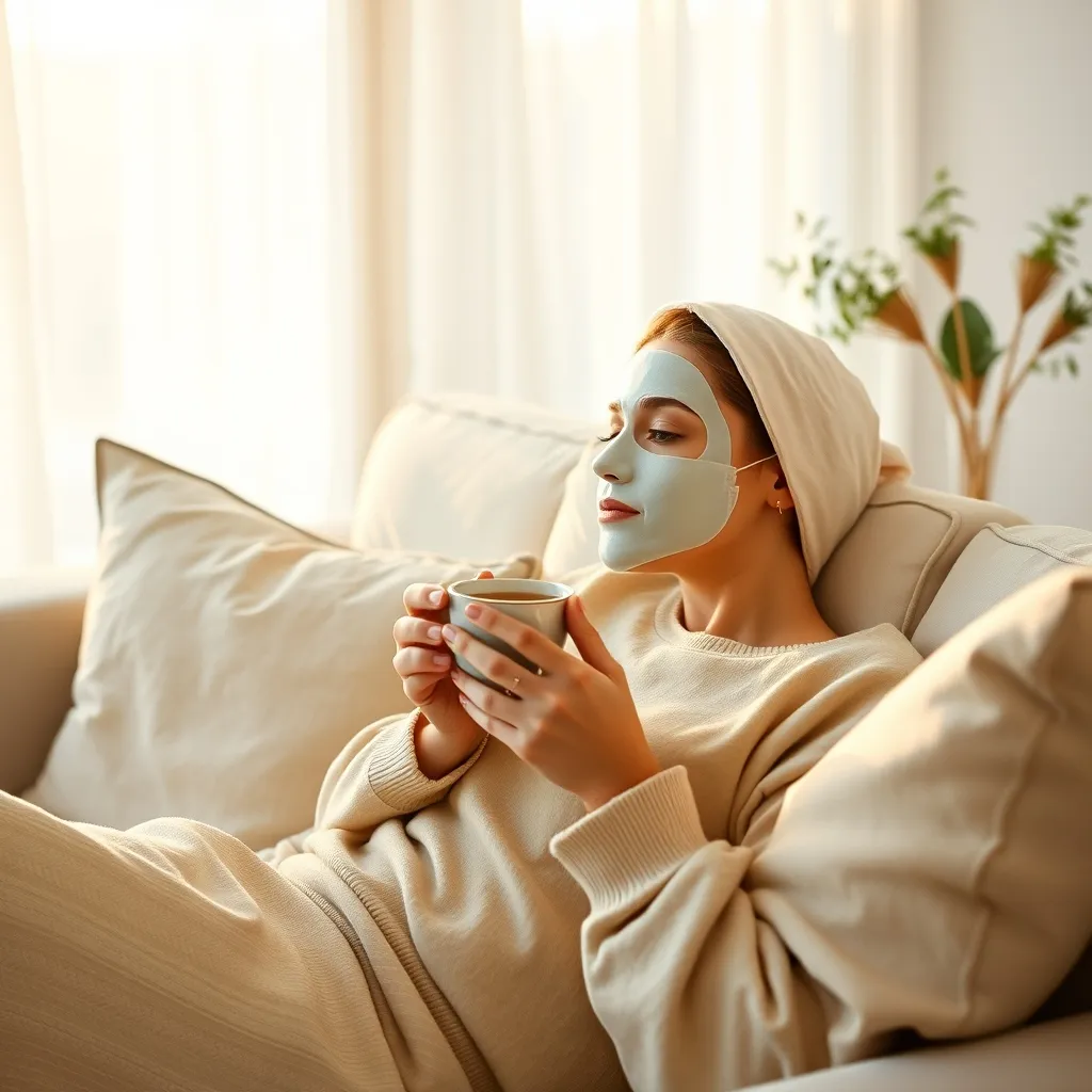 Le dimanche est idéal pour un masque hydratant et un moment de repos cutané