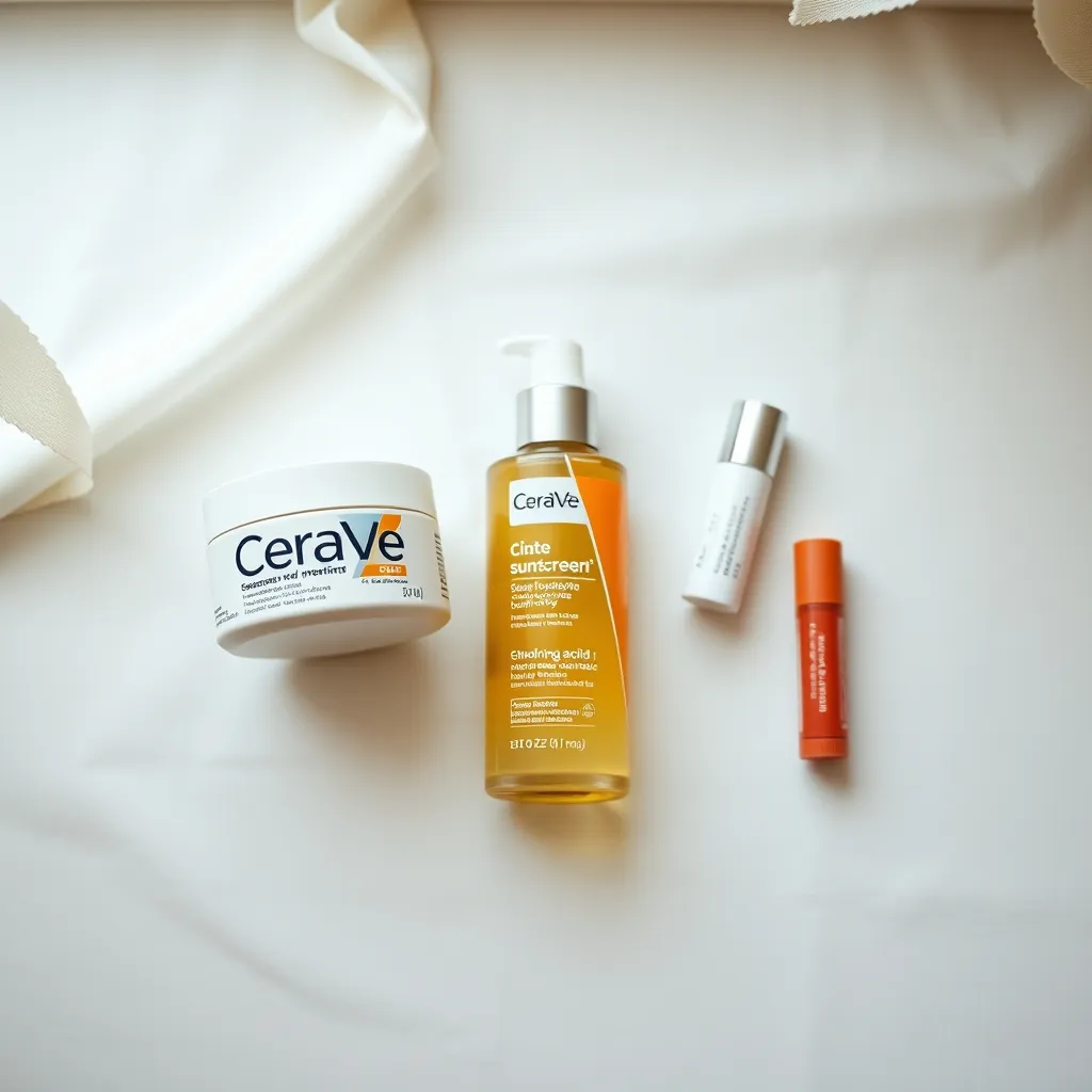 Sélection de produits dermocosmétiques essentiels pour une routine sous Accutane