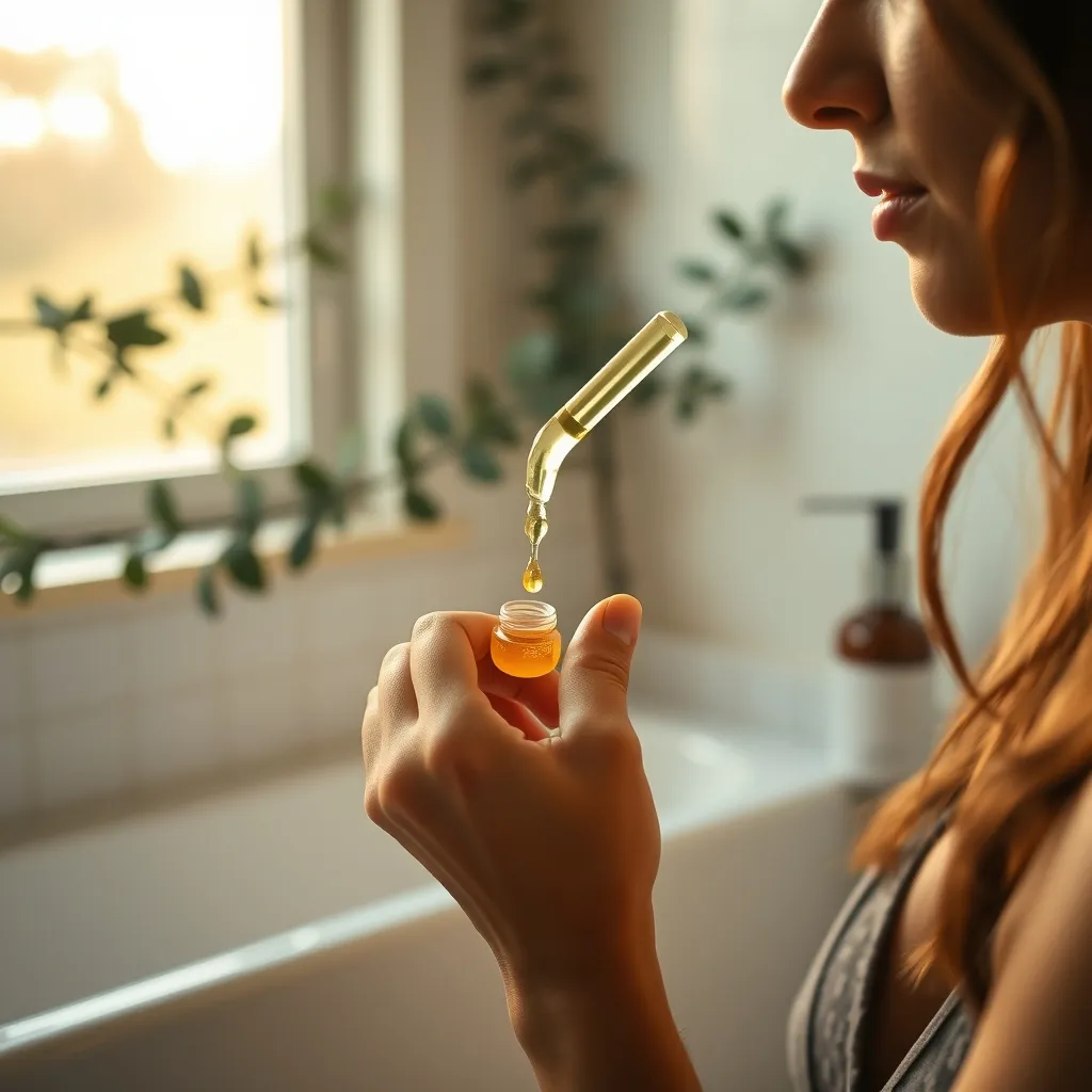 Application d'un sérum bio aux actifs végétaux concentrés pour une peau éclatante