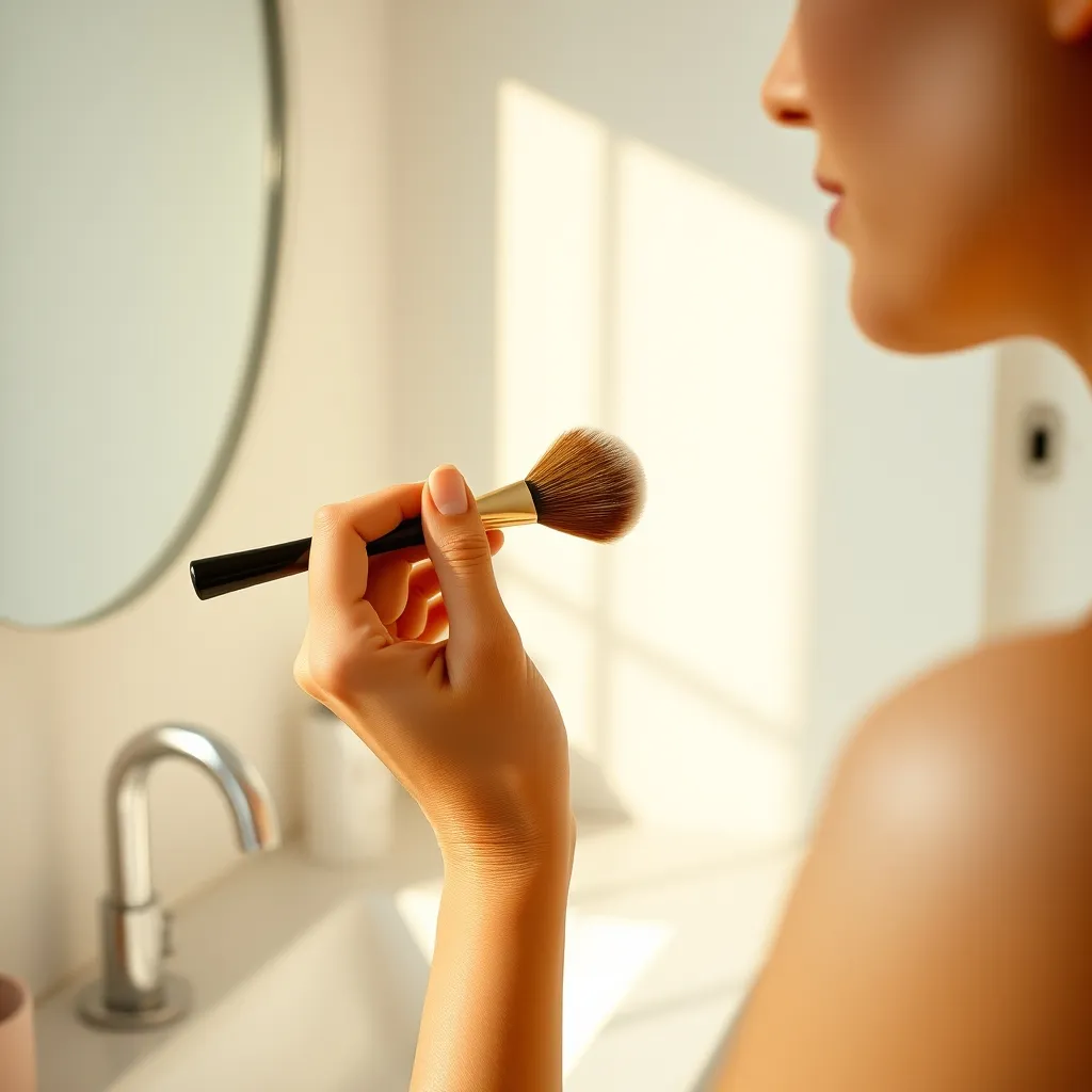Appliquer le maquillage avec précision est un geste technique qui sublime les traits naturels