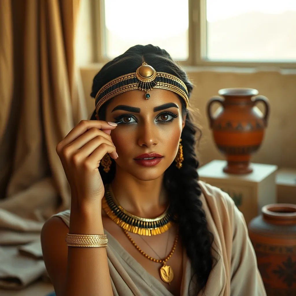 Le khôl égyptien est l'un des plus anciens produits de maquillage connus, utilisé depuis plus de 5 000 ans