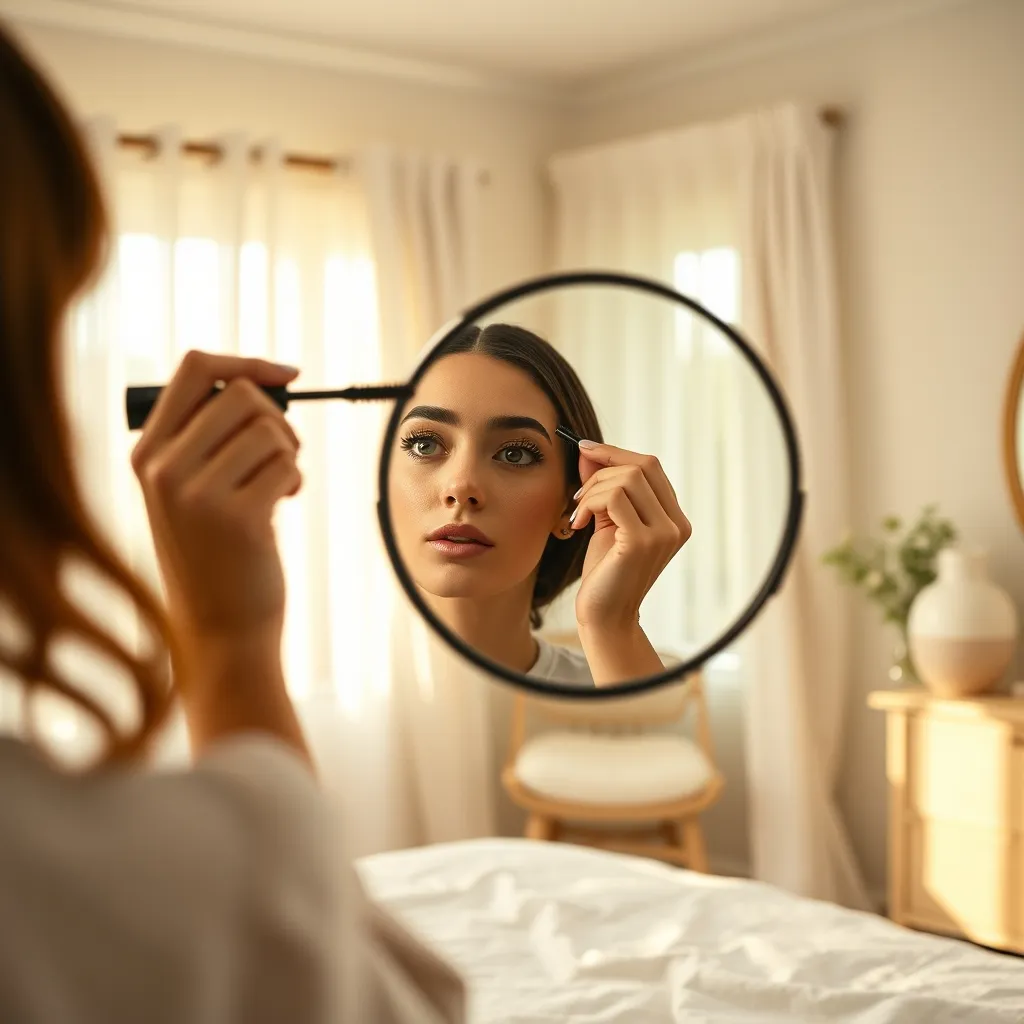 Le geste en zigzag du mascara pour des cils parfaitement définis