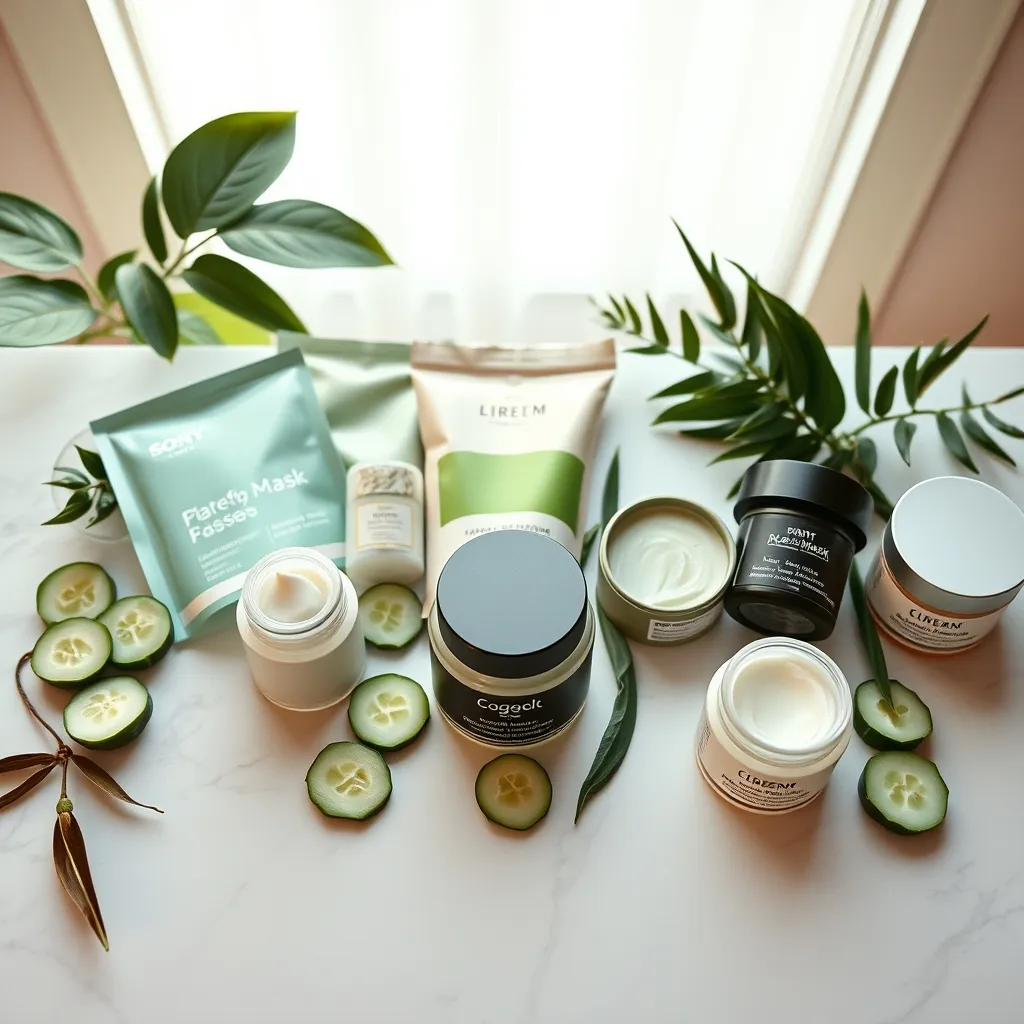 Différents types de masques hydratants visage : tissu, crème et sleeping mask