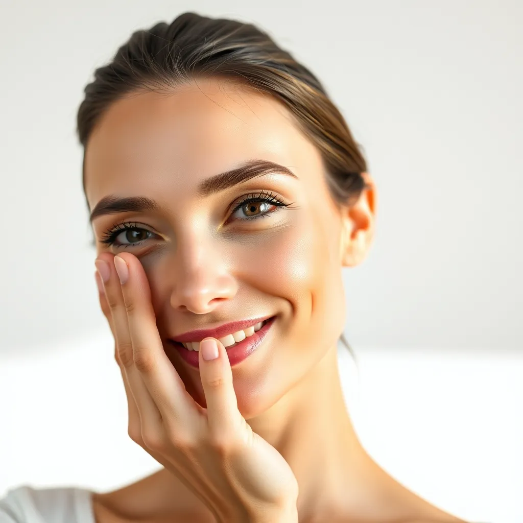 Résultat après 8 semaines de routine BHA : peau lisse et pores visiblement resserrés
