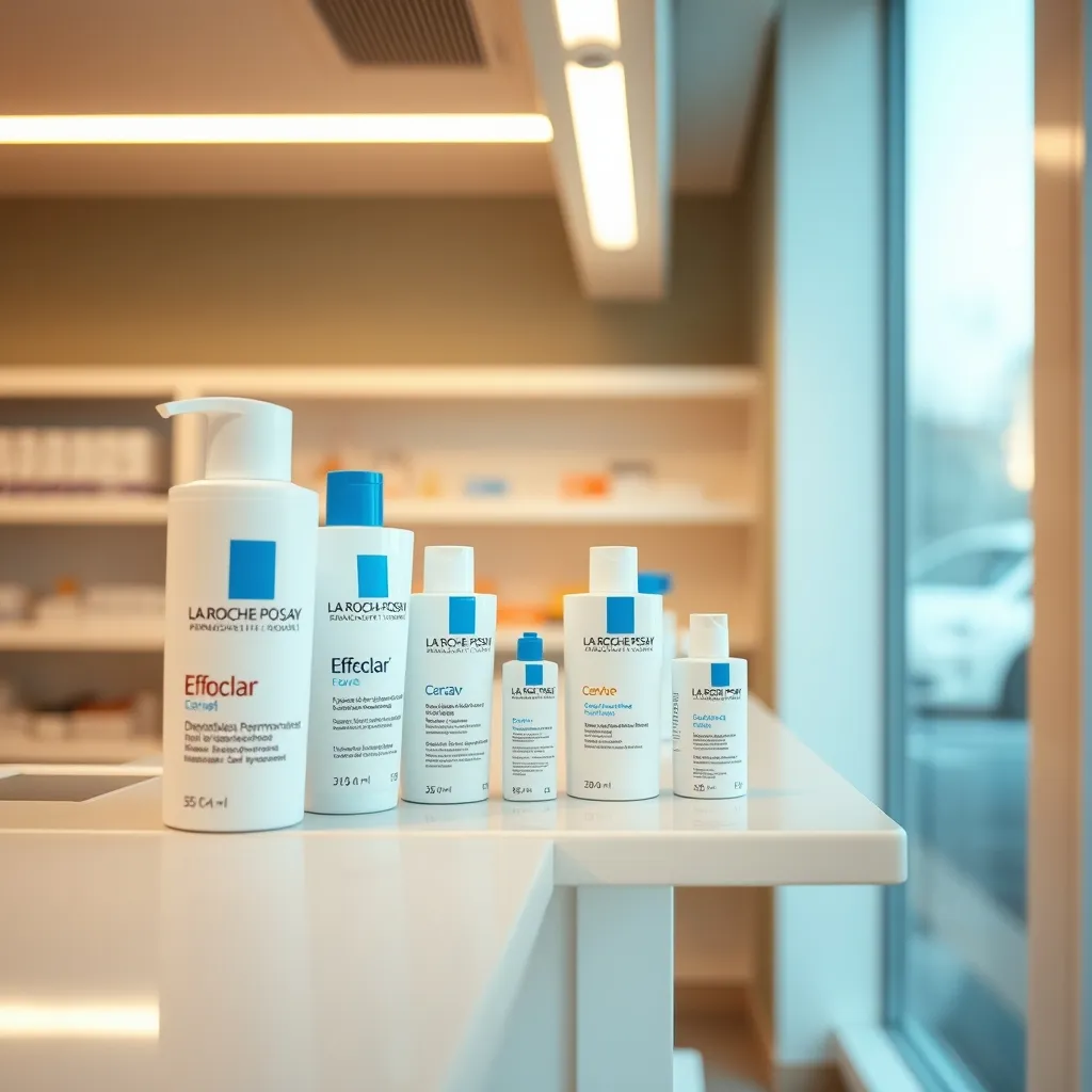 La Roche-Posay Effaclar et CeraVe figurent parmi les gammes les plus recommandées en pharmacie