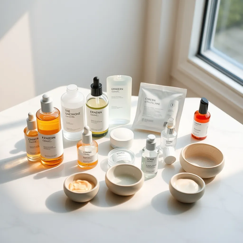 Sélection de produits hydratants coréens pour une routine layering complète