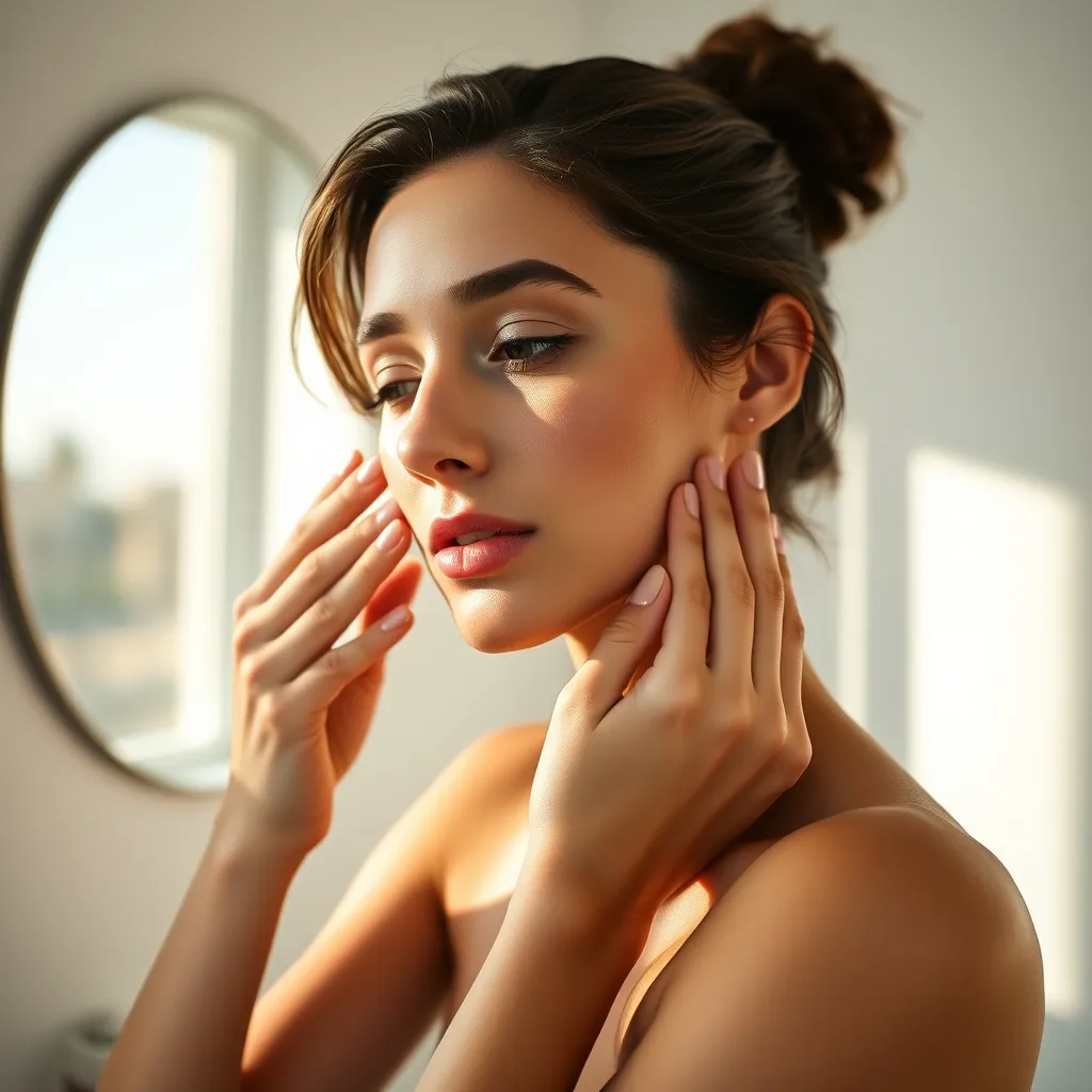 Technique du 7 skin method : application de plusieurs couches de toner hydratant
