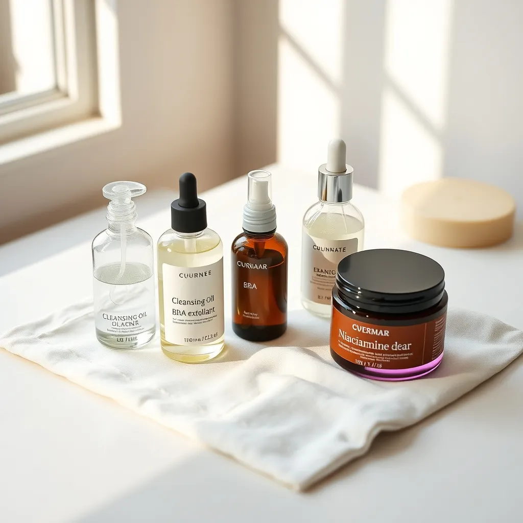 Sélection de produits essentiels pour une routine anti-filaments sébacés efficace