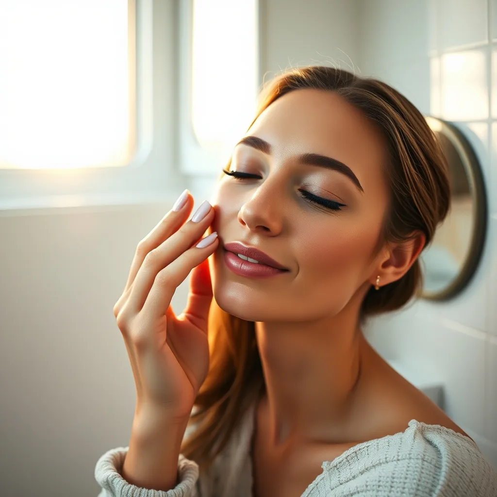 La niacinamide apaise la peau après l'application de l'acide salicylique