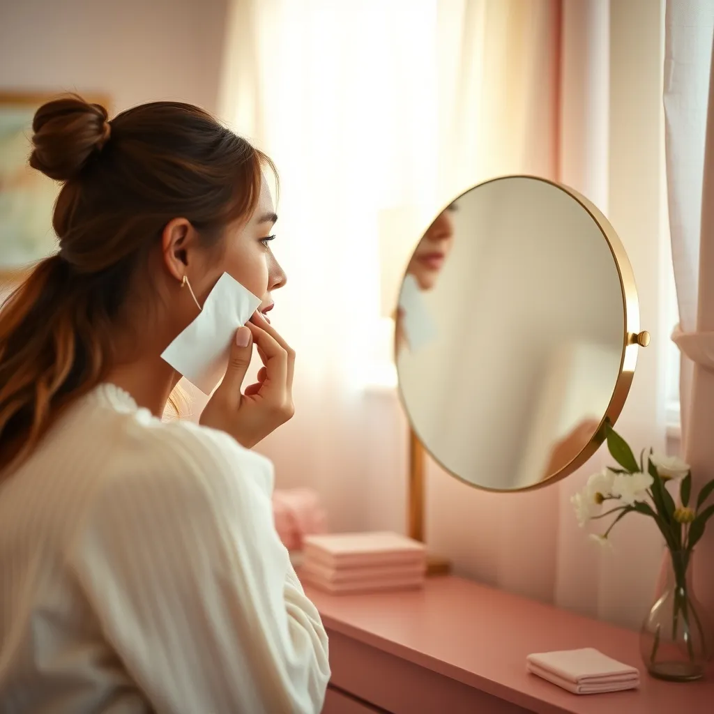 Le test du mouchoir permet d'identifier facilement son type de peau à la maison